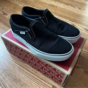 Asher canvas platform vans